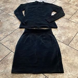 Vintage Laura Ashley skirt and long sleeve top USA/8